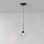 Load image into Gallery viewer, Conica Glass Cone Pendant Lamp – Modern Style Light for Any Room