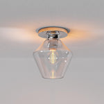 Load image into Gallery viewer, Merin Geometric Glass Modern Flush Mount for Hallway & Bedroom