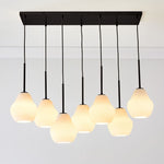 Load image into Gallery viewer, Rivrona Contemporary 7-Light Chandelier - Modern Glass Lighting for Dining Rooms