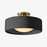 Load image into Gallery viewer, Cerova Modern Porcelain Flush Mount Ceiling Light– Elegant Ivory Shade
