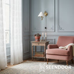 Afbeelding laden in galerijweergave, Diora Plug-In Wandlamp - Champagne Brons Verstelbare Arm Lamp met Linnen Kap