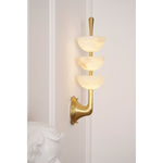 Load image into Gallery viewer, Triple Alabaster Wall Lamp