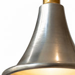 Cargar imagen en el visor de la Galería, Brushed iron cone shade detail