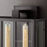 Load image into Gallery viewer, Classic Beckman Vintage Wall Sconce - Steel & Glass Linear Design