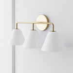 Load image into Gallery viewer, Conica Cone Wall Sconce - 1, 2, 3-Light Modern Glass Lighting