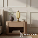 Load image into Gallery viewer, Retro Eloise Milk Glass Table Lamp for Bedroom Decor