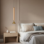 Load image into Gallery viewer, Vertara Minimal Cone Pendant Light – Sleek Architectural Hanging Lamp for Dining and Kitchen