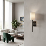 Afbeelding laden in galerijweergave, Orvane lineaire wandlamp moderne gesmede wandlamp voor woonkamer