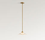 Afbeelding laden in galerijweergave, Bravira geribbelde glazen hanglamp - elegante keuken eilandlamp