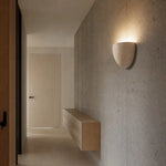 Cargar imagen en el visor de la Galería, Off white wall sconce scene and detail image