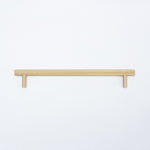 Load image into Gallery viewer, Brushed Brass Gold Pull Handles & Lacquered Brass Drawer Cabinet Pull