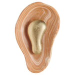 Bild in die Galerieansicht laden, Oyster Hammerschlag Onyx Wandleuchte