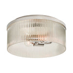 Load image into Gallery viewer, Bravira Transitional Glass Panel Ceiling Light for Hallway & Bedroom