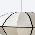 Afbeelding laden in galerijweergave, Orbina UFO Lint Hanglamp – Sculpturaal Schijfontwerp Hanglamp voor Woonkamer N61