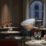 Charger l'image dans la visionneuse de la galerie, Lampe de table en verre moderne Bowlum - Lumière d'ambiance iconique en forme de bol pour salon N46
