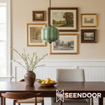 Load image into Gallery viewer, Eloise Vintage Glass Chandelier - Milk Glass Home Accent