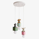 Cargar imagen en el visor de la Galería, Three-piece animal gift box pendant lamp product view