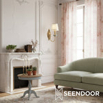 Afbeelding laden in galerijweergave, Orvane keramische wandlamp met linnen kap voor slaapkamer en woonkamer