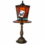 Cargar imagen en el visor de la Galería, Cat Fairy Card Amber Yellow decorative table lamp
