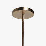 Cargar imagen en el visor de la galería, Lámpara de araña lineal Kysara - Brazos de lámpara curvos y pantallas de tela adecuadas para salas de estar o comedores