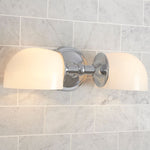 Load image into Gallery viewer, Kalvora Curved Arm Design Modern Wall Sconce for Bedroom & Living Room