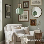 Load image into Gallery viewer, Eloise Vintage Glass Chandelier - Milk Glass Home Accent