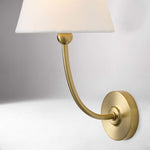 Load image into Gallery viewer, Roven Rechargeable Wall Sconce - Modern Cordless Fabric Shade for Bedroom