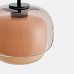 Afbeelding laden in galerijweergave, Clinco Gekleurde Glazen Wandlamp – Vintage Lamp voor Badkamer & Gang