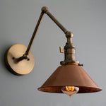 Load image into Gallery viewer, Conique Adjustable Arm Contemporary Wall Light for Living Room