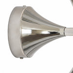 Carica l'immagine nella visualizzazione Galleria, Polished chrome wall plate and arm connection detail