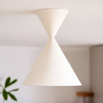 Load image into Gallery viewer, Brivana Sculpted Glass Flush Mount Light for Bedroom & Living Room