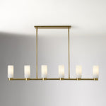 Load image into Gallery viewer, Rivora Ribbed Glass Design – Modern Chandelier for Dining Room