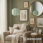 Load image into Gallery viewer, Eloise Vintage Glass Chandelier - Milk Glass Home Accent