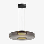 Load image into Gallery viewer, Nora Contemporary Multi-Layer Glass Pendant Lamp - Adjustable Hanging Light for Living Room or Kitchen Island