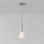Load image into Gallery viewer, Conica Glass Cone Pendant Lamp – Modern Style Light for Any Room
