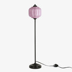 Bild in die Galerieansicht laden, Eloise Strukturierte Glas-Kürbis-inspirierte Stehlampe - Organische Kunstfertigkeit und Retro-Stil für Wohnzimmer