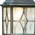 Afbeelding laden in galerijweergave, Frostine Buiten Hangende Lantaarn - Geometrisch Geslepen Glas voor Tuin Entree