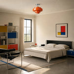 Load image into Gallery viewer, Koloro Glass Ceiling Light — Layered Rounded Design Lampshade for Hallway or Cloakroom