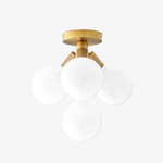 Load image into Gallery viewer, Glorica Glass Flush Mount Light - Globe Ceiling Fixture Modern