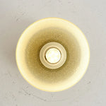 Cargar imagen en el visor de la Galería, Warm glow detail inside the yellow glass shade