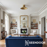 Load image into Gallery viewer, Aurenza Contemporary Flush Mount – Elegant Metal Light for Living Room