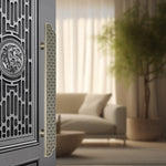 Afbeelding laden in galerijweergave, New Antique Copper Aluminum Alloy Cabinet Pulls 19-3/4"CC With Art Deco-Seendoor