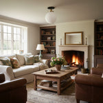 Load image into Gallery viewer, Glorica White Opal Sphere Modern Semi-Flush Light for Bedroom & Entryway