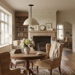 Load image into Gallery viewer, Metio Dome Pendant – Modern Metal Dome Lamp for Living Room & Bedroom