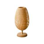 Load image into Gallery viewer, Handcrafted Sustainable Bamboo Table Lamp