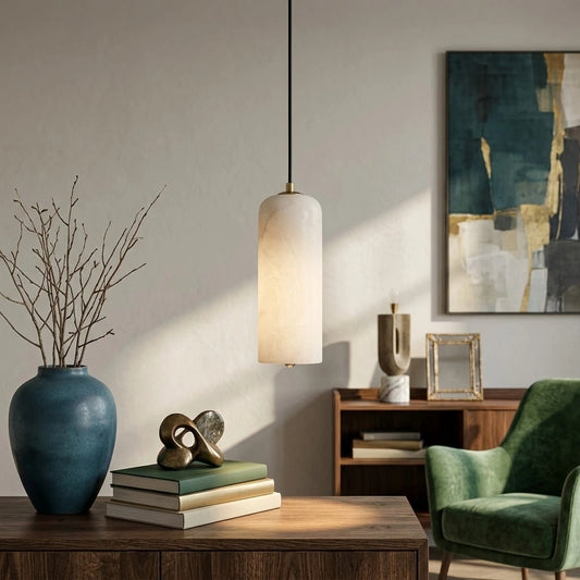 Alabresca Mid Century Albast Hanglamp – Meerkoppige Hanglamp voor Keukeneiland