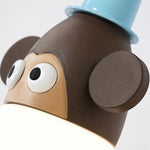 Cargar imagen en el visor de la Galería, Animal LED pendant light shade detail