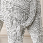 Załaduj obraz do przeglądarki galerii, Close detail of the handmade resin lion ornament finish