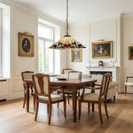 Cargar imagen en el visor de la galería, Lámpara Colgante con Patrón Clásico TF Camillo – Lámpara de Vidrio Teñido para Dormitorio o Pasillo