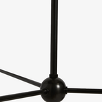 Załaduj obraz do przeglądarki galerii, Ruffmeto Żyrandol z Metalową Ramą i Falowanym Abażurem do Jadalni, Przedpokoju i Salonu